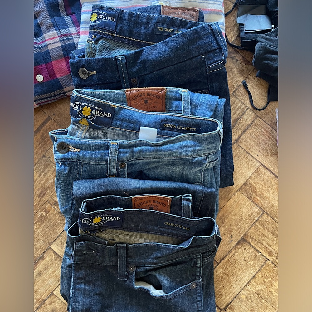 Lucky Brand jeans set of 3, size 10/30